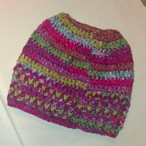 Accessories - Handmade Adult size Messy Bun Hat